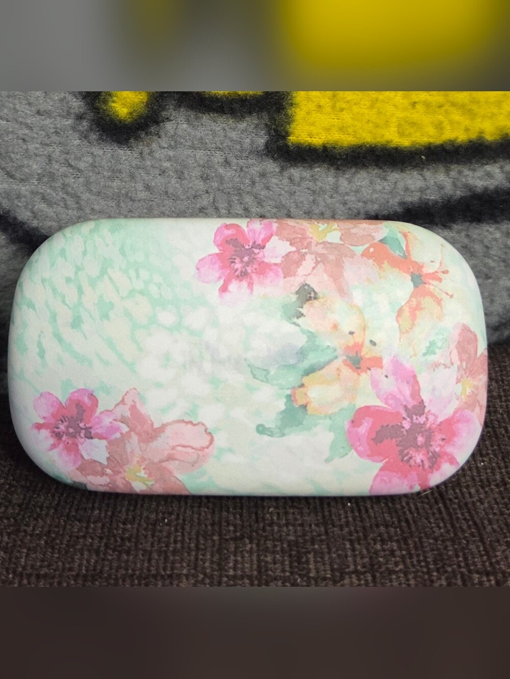 Floral Hard Shell Lipstick Case